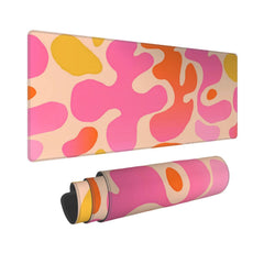 Abstract Non Slip Rubber Base Desk Mat
