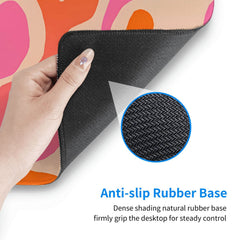 Abstract Non Slip Rubber Base Desk Mat