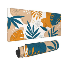 Stylish Palm Leaf Pattern Mouse Pad