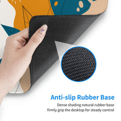 Stylish Palm Leaf Pattern Mouse Pad