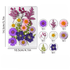 Resin Craft Kit Pressed Flowers Leaves Herbs for Jewelry Candles Soap Making