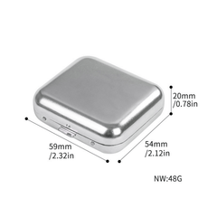 Mini Metal Ashtray Portable Small Ashtray Outdoor Pocket Ashtray