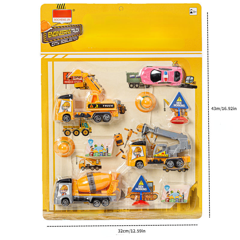 Inertial Engineering Vehicle Children's Digging Machine Toy Set