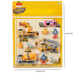 Inertial Engineering Vehicle Children's Digging Machine Toy Set