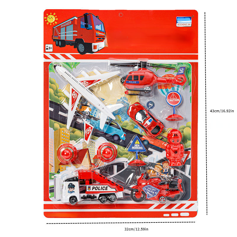 Inertial Engineering Vehicle Children's Digging Machine Toy Set