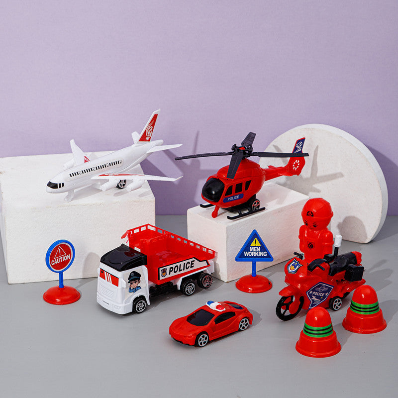 Inertial Engineering Vehicle Children's Digging Machine Toy Set