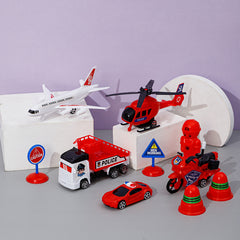 Inertial Engineering Vehicle Children's Digging Machine Toy Set