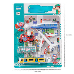 Inertial Engineering Vehicle Children's Digging Machine Toy Set