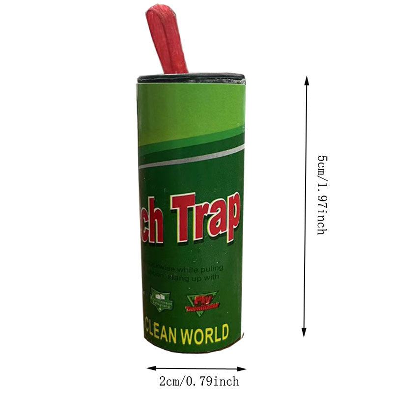 10pcs Fly Catch Trap Fly Paper Cockroach Medicine Pest Supplies