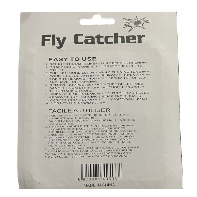 10pcs Fly Catch Trap Fly Paper Cockroach Medicine Pest Supplies