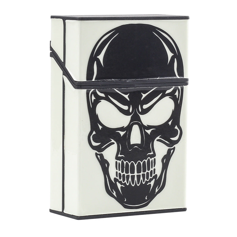 20 Nightlight Cigarette Boxes Soft Bag Storage Skeleton Portable Plastic Men's