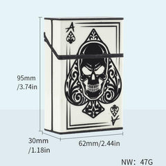 20 Nightlight Cigarette Boxes Soft Bag Storage Skeleton Portable Plastic Men's