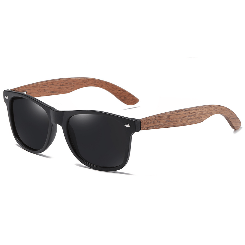Men's Wooden Sunglasses UV Resistant for Outdoor Beach