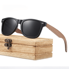 Men's Wooden Sunglasses UV Resistant for Outdoor Beach