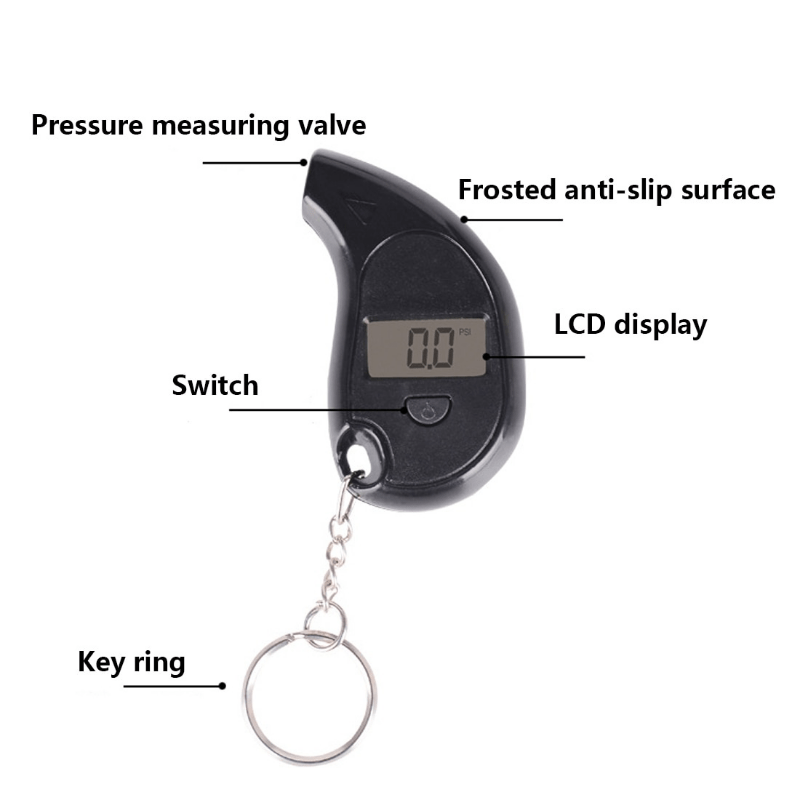 Digital Auto Wheel Tire Air Pressure Gauge Meter Test Tyre Tester 100 PSI
