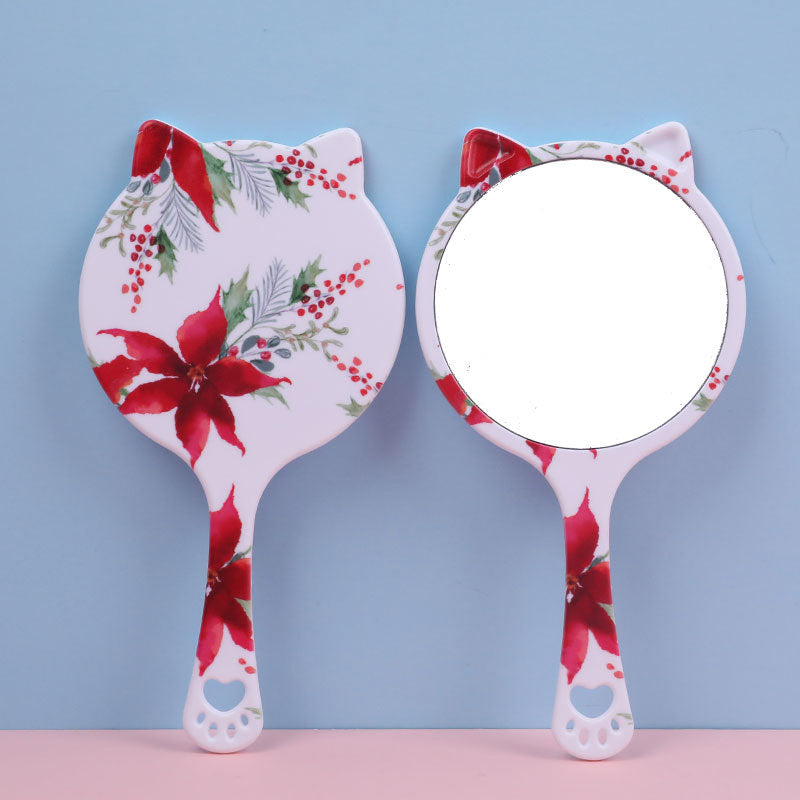Adorable Hand Mirror Compact Portable Cosmetic Touch Up Mirror