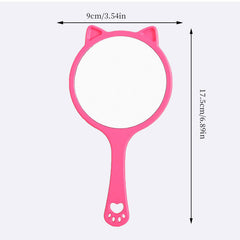 Adorable Hand Mirror Compact Portable Cosmetic Touch Up Mirror
