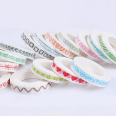 8mm 10m Washi Tape Cartoon Print for Scrapbooking Cut out Borders Divider