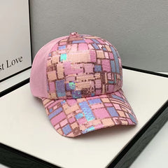 Men's Sequin Mesh Baseball Cap