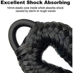 4ft Bungee Dock Lines - Secure Your Boat - Stainless Steel Snap Hooks