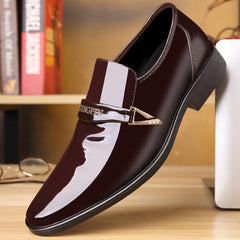 Men's Bright Leather Shoes Formal Dress Shoes For Wedding Party Office