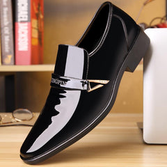 Men's Bright Leather Shoes Formal Dress Shoes For Wedding Party Office