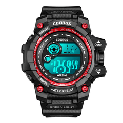 Kids LED Sports Watch Waterproof Luminous Boys Wristwatch