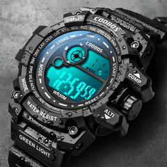 Kids LED Sports Watch Waterproof Luminous Boys Wristwatch