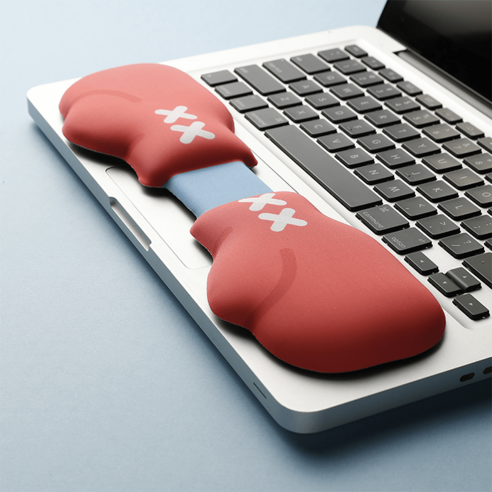 Silicone Keyboard & Hand Rest Wrist Guard Mouse Pad