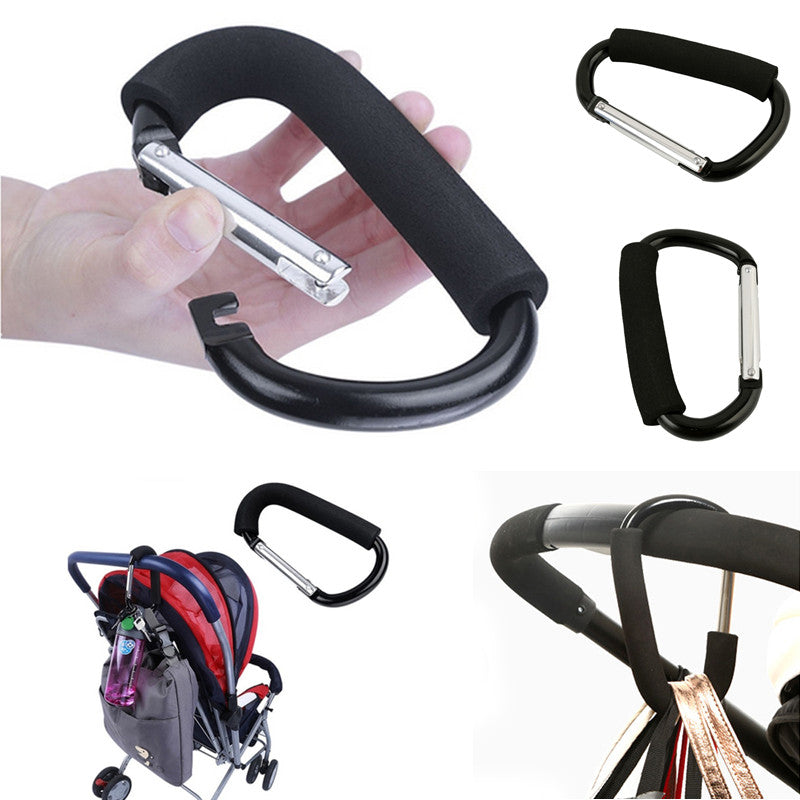 Baby Stroller Accessory Hooks - Keep Your Stroller Organized