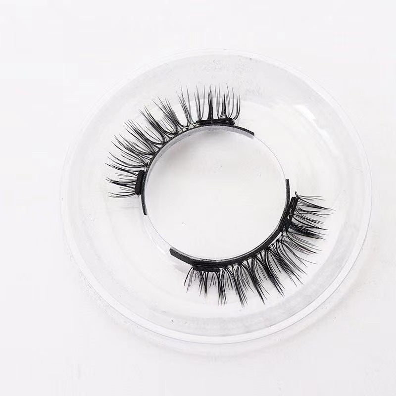 3 Pairs Magnetic False Eyelashes Set with Self Adhesive Technology