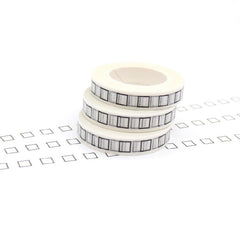 5 PCS Square Washi Tape Sticky Masking Tape Office Supply