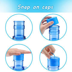 5pcs Spill Proof Cap Cover for 3 5 Gallon Bucket Bottle