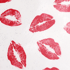 Red Lip Pattern Makeup Bag Waterproof Portable Toiletries Storage