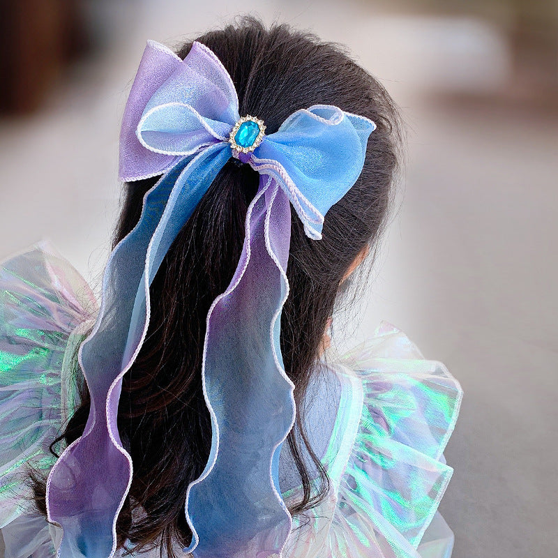 Princess Bow Hair Clips for Baby Girls - Parties & Holidays