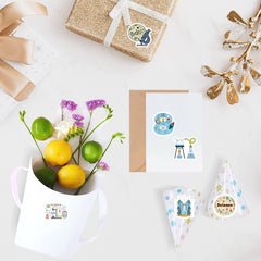 500pcs Science Round Self Adhesive Label Stickers Paper Decoration