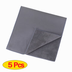 5pcs Microfiber Towels for Car Cleaning Interior and Exterior
