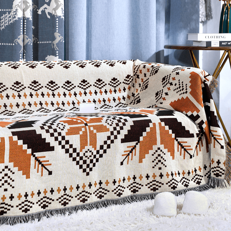 Bohemian Style Picnic Mat for Outdoor Camping and Beach Use