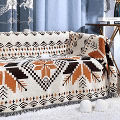 Bohemian Style Picnic Mat for Outdoor Camping and Beach Use