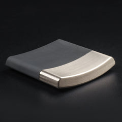Men's Portable Cigarette Box with Arch Partition Design