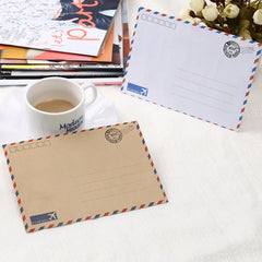 8pcs Vintage Envelopes, Classic Aged Retro Style Envelopes