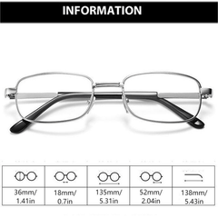Men's Fire Full Frame Glasses Anti-Scratch Resistant