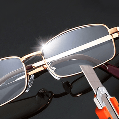 Men's Fire Full Frame Glasses Anti-Scratch Resistant