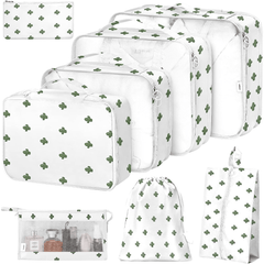 8 Pcs Travel Bag Sets Lightweight Luggage Bags Dustproof Organizers
