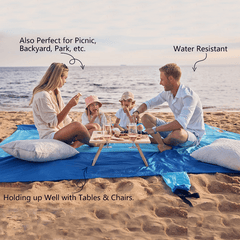 Waterproof Beach Mat Quick Drying Blanket For Outdoor Camping