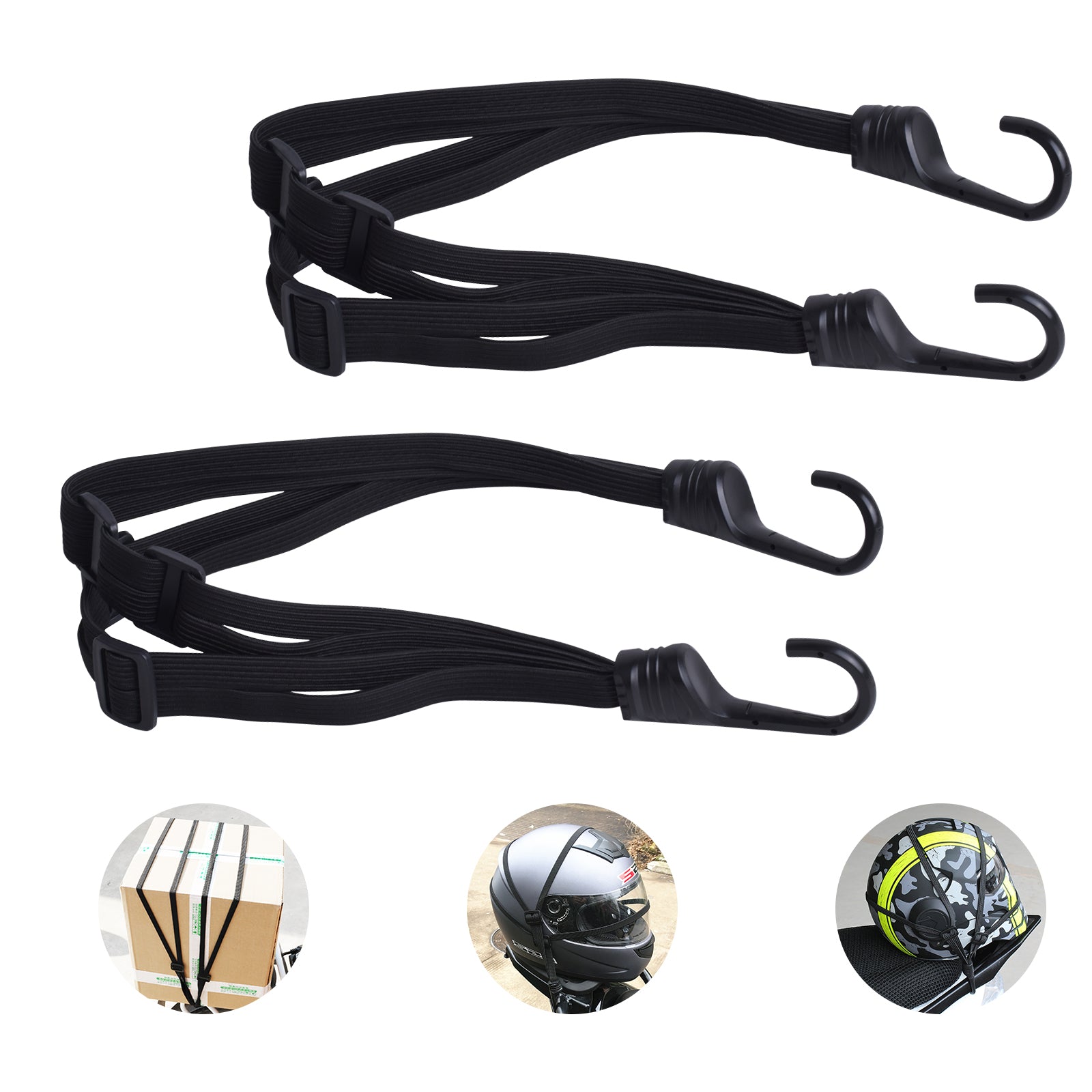 2pcs Bicycle Tension Belt for Motorcycle Helmet