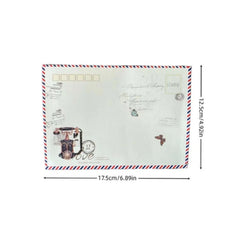 8pcs Vintage Aged Envelopes Retro Style Classic Design