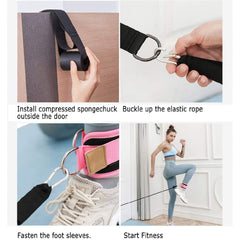 Heavy Duty Ankle Straps & Resistance Bands for Weight Loss & Fitness
