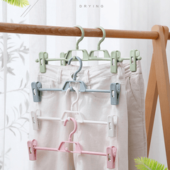 4pcs Pants Rack Trousers Clip Hanger Skirt Clip