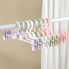 4pcs Pants Rack Trousers Clip Hanger Skirt Clip
